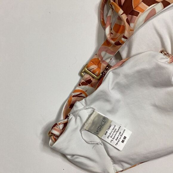 New. L*SPACE orange paisley chain bikini top. Medium. Retails $99 - Picture 11 of 11